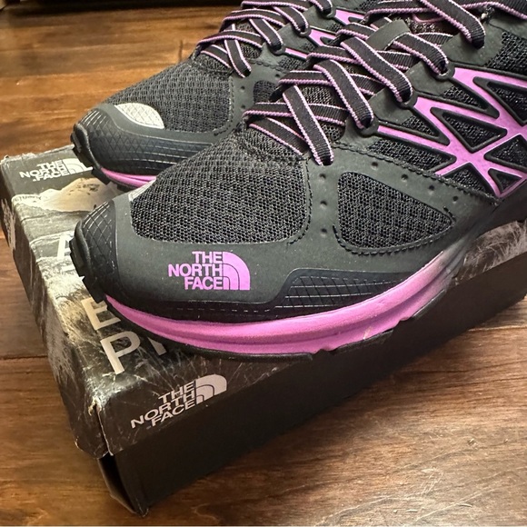 The North Face Ultra Cardiac Running Shoes Women's Size 7 TNFBLK Black /SWTVIOLT - Picture 6 of 13